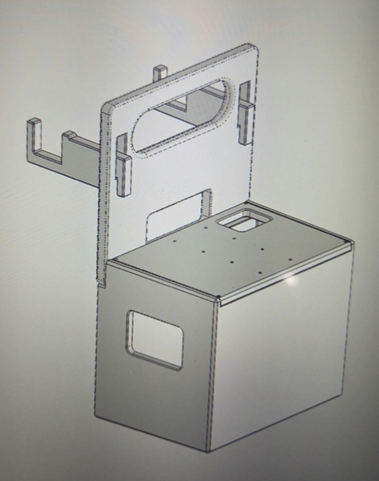 ReelGearCo Ice Fishing Shuttle assembly